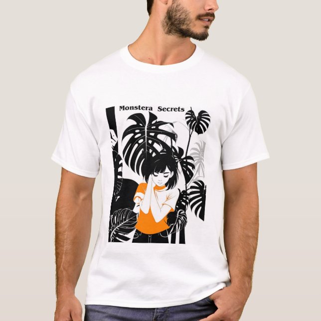 Monstera Secrets T-Shirt (Vorderseite)