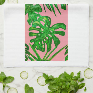 Monstera Teetuch Geschirrtuch
