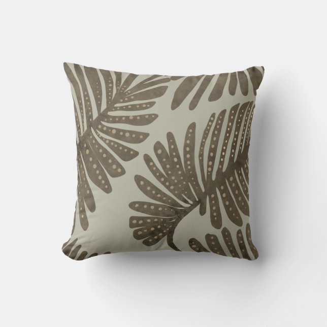 Monstera Throw Pillow Kissen (Vorderseite)