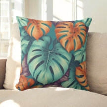 Monstera Tropical Blume Boho Watercolor Botanica