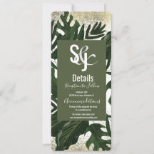 Monstera Tropical Imitats Gold Splash Details