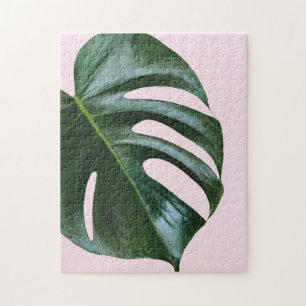 Monstera Tropical Leaf Puzzle
