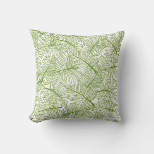 Monstera verlasse, nahtlos Blumendesign. Kissen