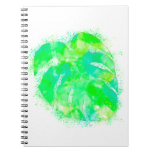 Monstera Watercolor Notizblock