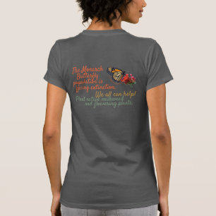 Monsterfalter auf Blumen T-Shirt