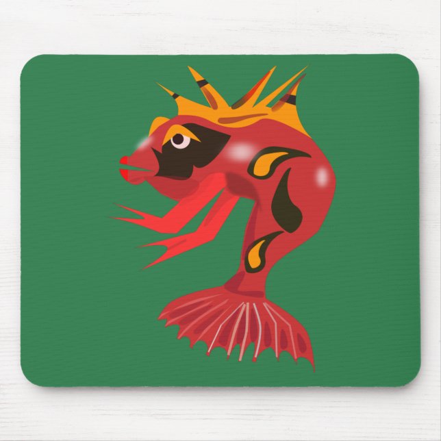 Monsterfisch Mousepad