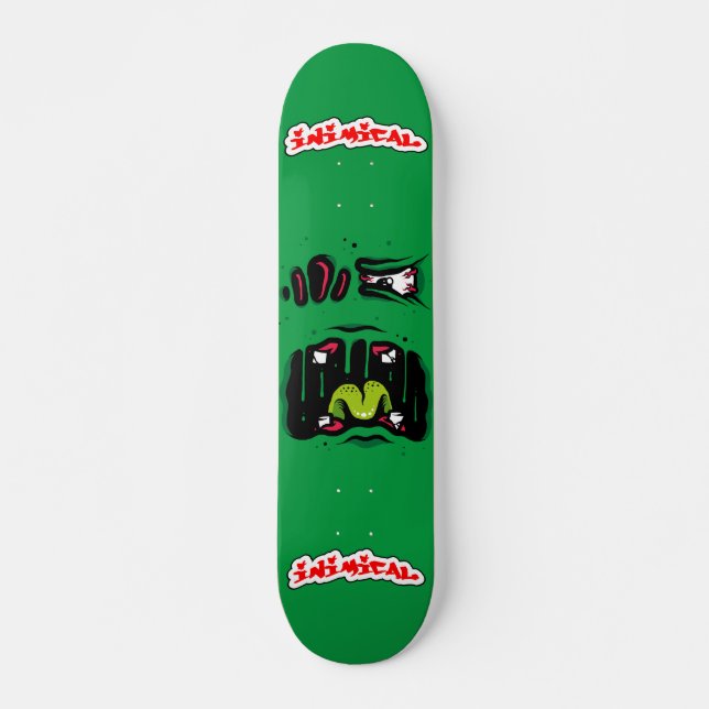 Monstergesicht Skateboard (Vorne)