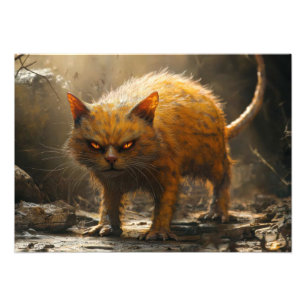 Monsterkatze  fotodruck