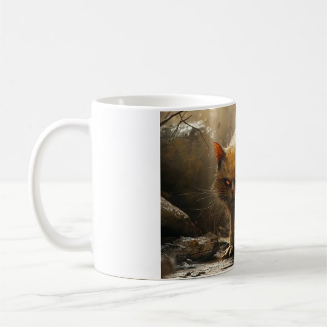 Monsterkatze  kaffeetasse (Links)