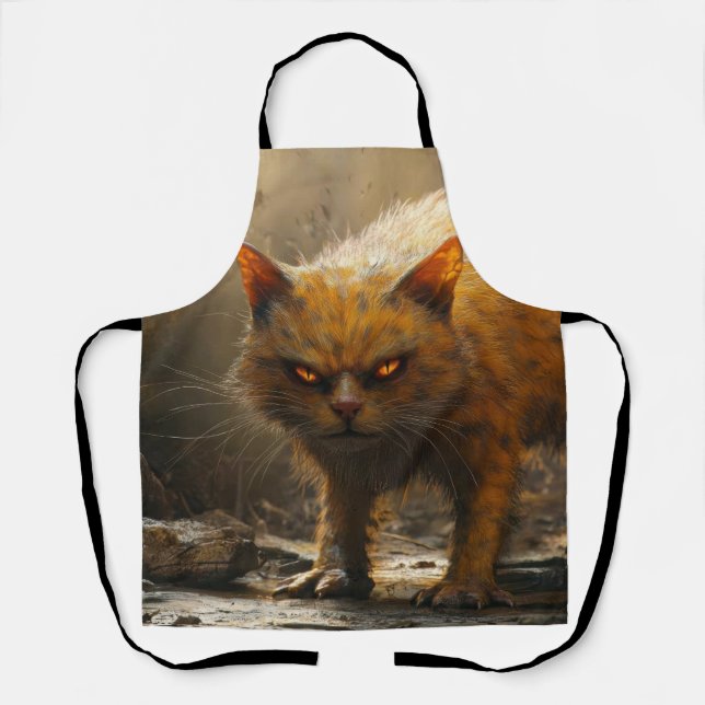 Monsterkatze  schürze (Vorderseite)