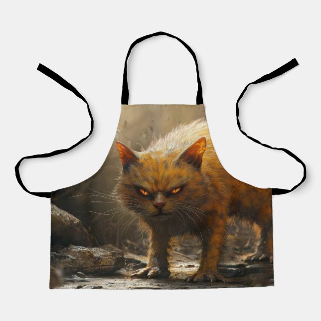 Monsterkatze  schürze (Vorderseite)