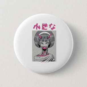 Monstermädchen Button