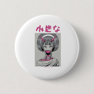 Monstermädchen Button