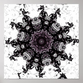 Monstermeteor v1 - Muster Poster