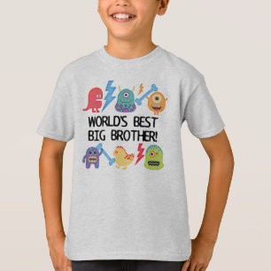 Monsters Weltbester Großbruder T-Shirt