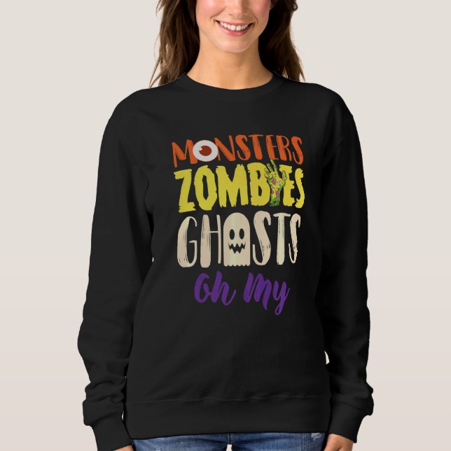 Monsters Zombies Ghosts Sweatshirt (Vorderseite)