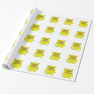 Monstertroll-Halbkugel Geschenkpapier
