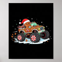 Monstertruck Lebkuchen Kinder Lustige Weihnachten