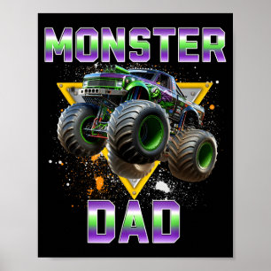 Monstertruck-Vater Monstertruck mein Ding Truck-Li Poster