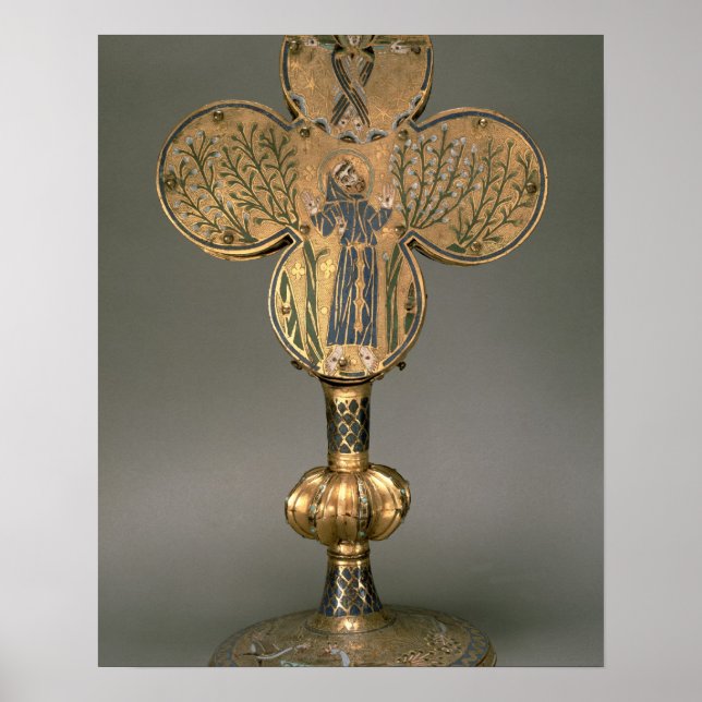 Monstrance-Reliquiar des hl. Franziskus von Assisi Poster (Vorne)