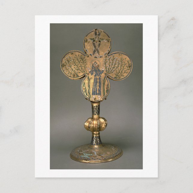 Monstrance-Reliquiar des hl. Franziskus von Assisi Postkarte (Vorderseite)