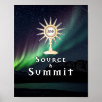 Monstrance Source & Summit Aurora Borealis