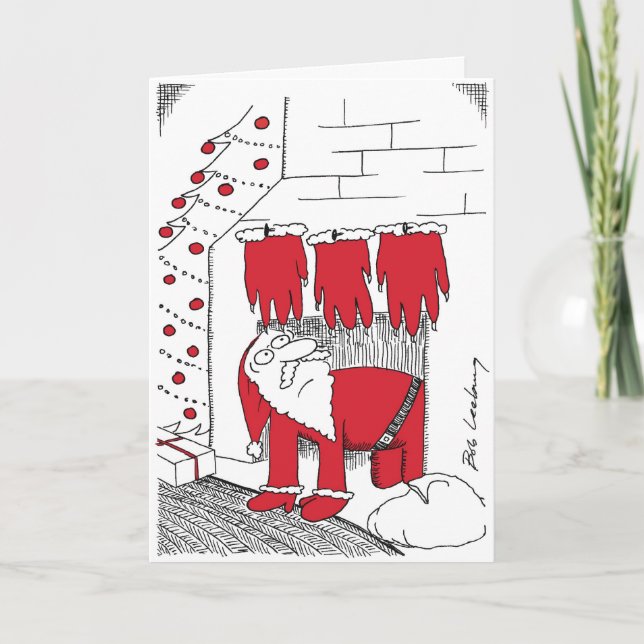 Monströse Proportionen Feiertagskarte (Vorderseite)