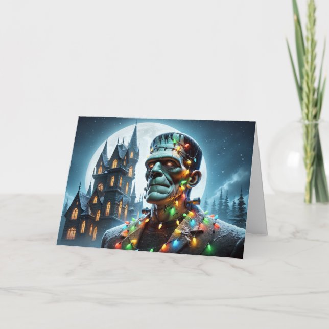 Monstrosiger Merrymaking Karte (Vorderseite)