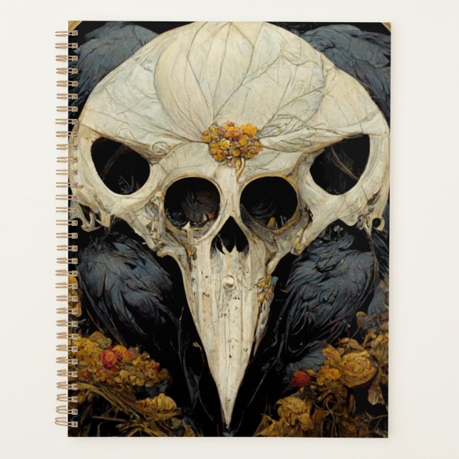 Monstrous Raven Horror Goth Gothic Planer (Vorderseite)