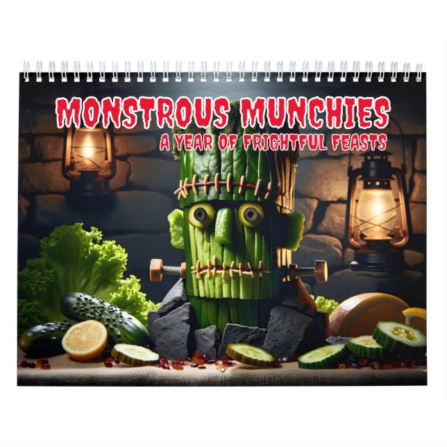Monstrouse Munchies: Ein Jahr fürchterlicher Feste Kalender (Titelbild)
