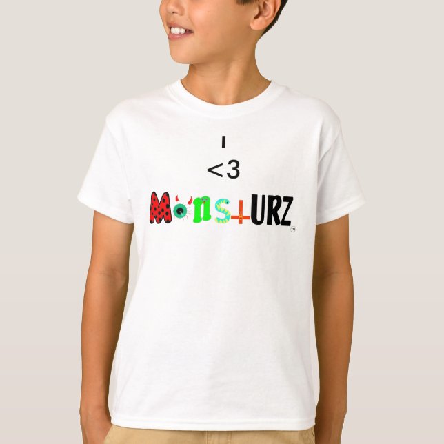 monstURZ I <3 T-Shirt (Vorderseite)