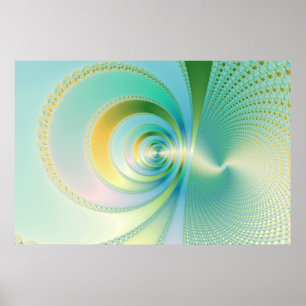 Monsun - Fraktal-Plakat Poster