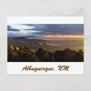 Monsun über Albuquerque Postkarte
