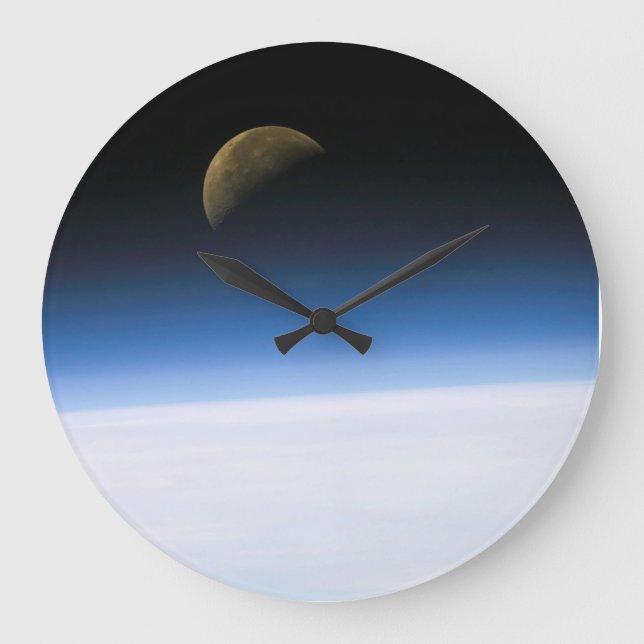 Monsunzeit Große Wanduhr (Vorderseite)