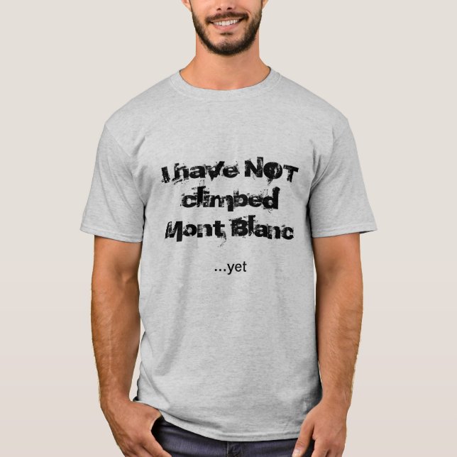 Mont Blanc 1 T-Shirt (Vorderseite)