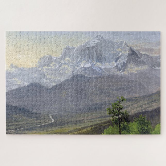 Mont Blanc, Albert Bierstadt Puzzle (Horizontal)