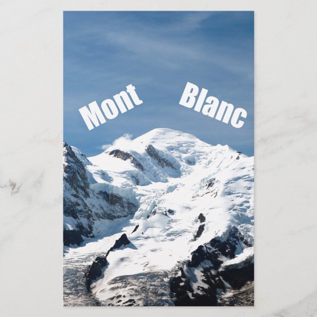 Mont Blanc Berg - Prachtvoll! (Vorderseite)