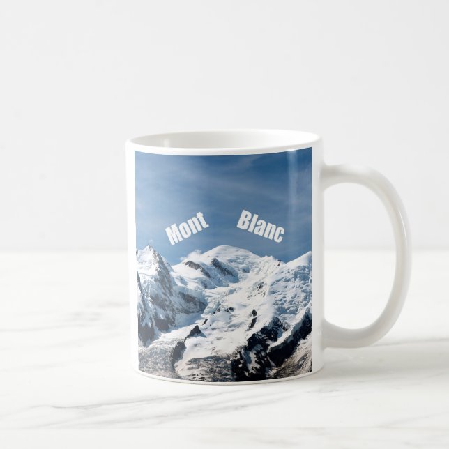 Mont Blanc Berg - Prachtvoll! Tasse (Rechts)
