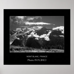 MONT BLANC, CHAMONIX, FRANKREICH POSTER