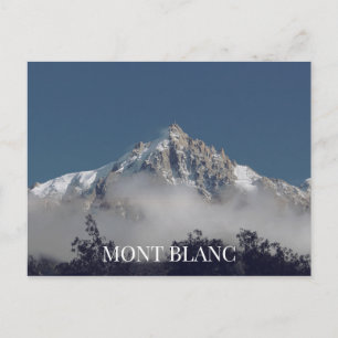 Mont Blanc France Postcard Postkarte