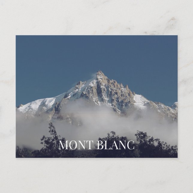Mont Blanc France Postcard Postkarte (Vorderseite)
