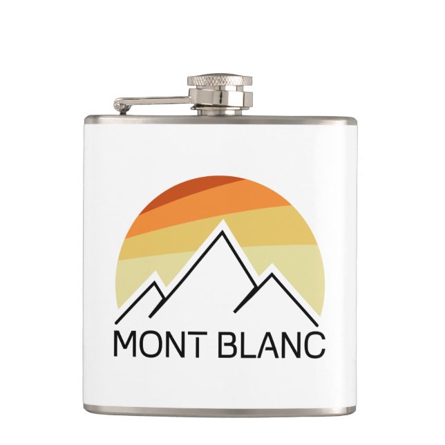 Mont Blanc France Retro Flachmann (Vorderseite)