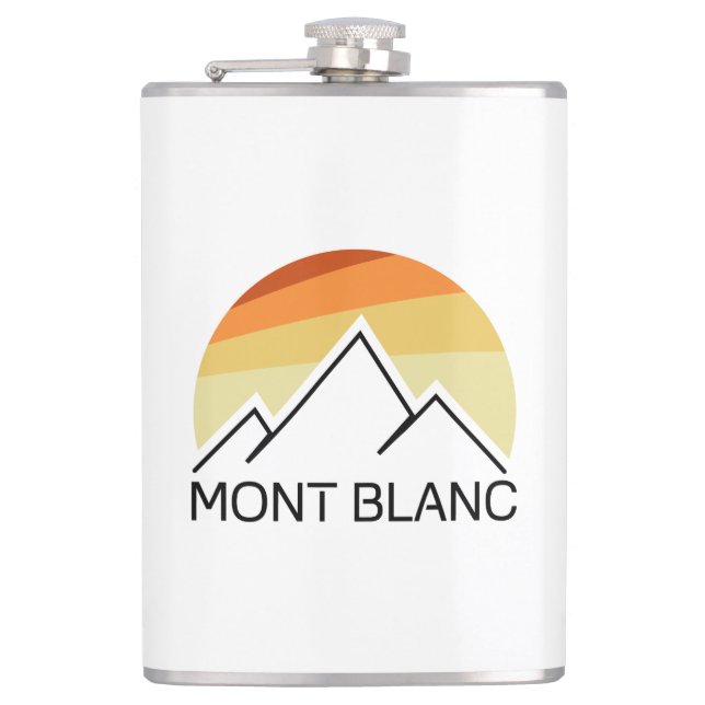 Mont Blanc France Retro Flachmann (Vorderseite)