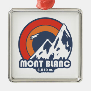 Mont Blanc France Sun Eagle Ornament Aus Metall
