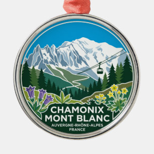 Mont Blanc Frankreich Ornament Aus Metall