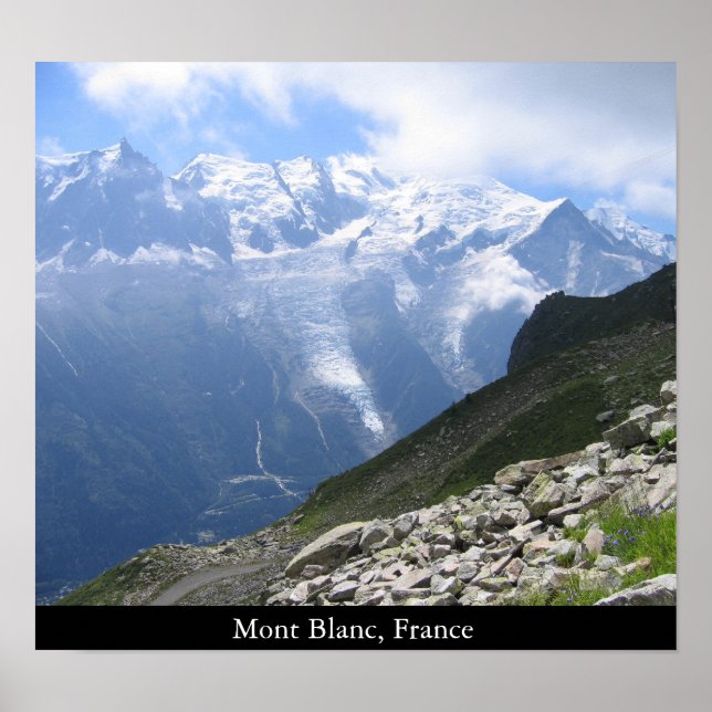Mont Blanc, Frankreich Poster (Vorne)