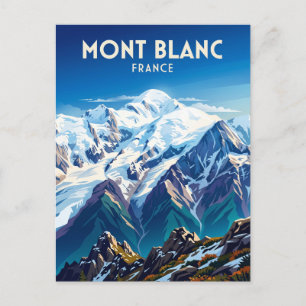 Mont Blanc Frankreich Postkarte
