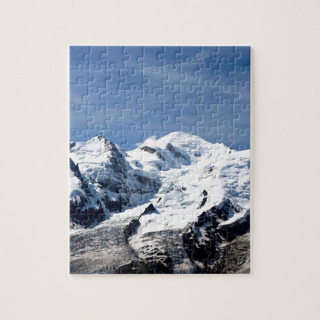 Mont Blanc Frankreich Puzzle (Vertikal)
