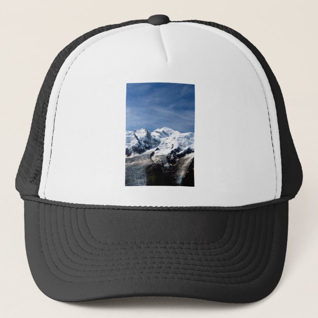 Mont Blanc Frankreich Truckerkappe (Vorderseite)