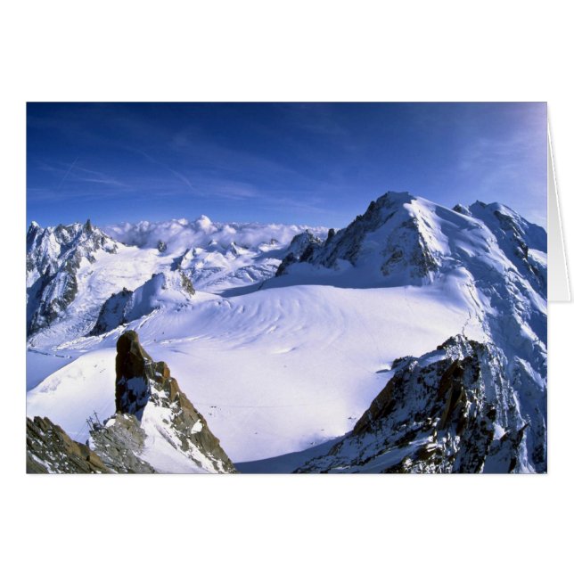 Mont Blanc, Frankreich Winter (Vorderseite (Horizontal))